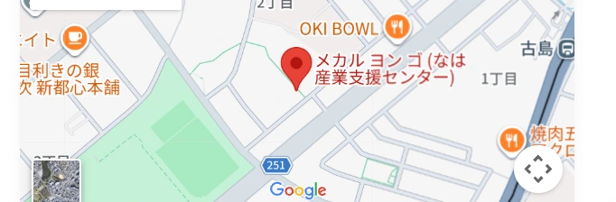 なは市民協働プラザ周辺の地図